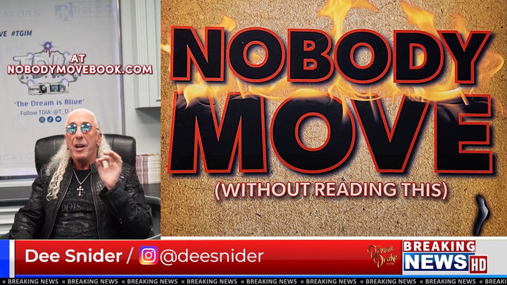 "NOBODY MOVE" The Book Release Party!