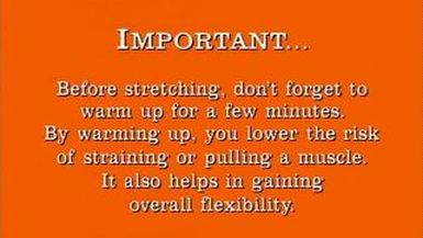Pre-Game Routine & Stretches